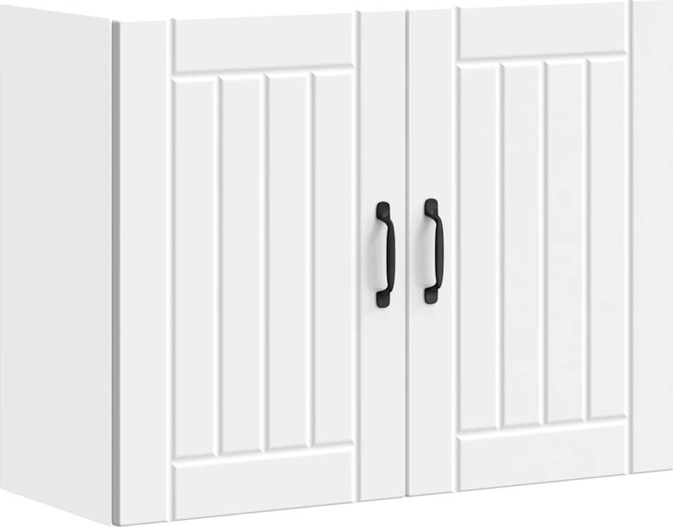 vidaXL Szafka ścienna kuchenna "Lucca" Biała, drewno klejone