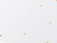 Party Deco Wizytówki na stół, kropki, złote, 9,5x5,5 cm, 10 szt. uniwersalny