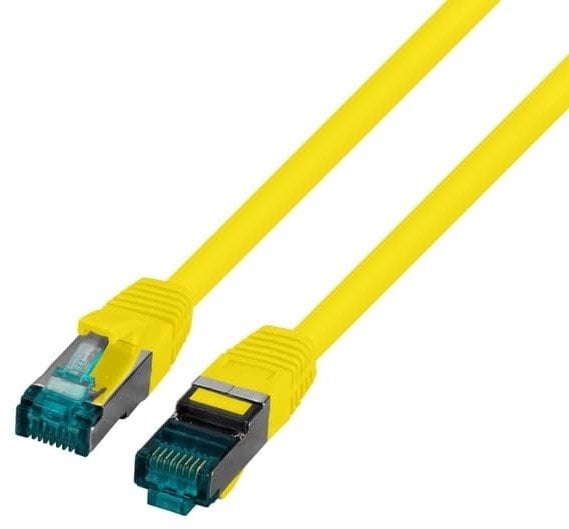 SecurityNET Kabel krosowy patchcord S/FTP kat.6A żółty 3m LSZH PC-6ASFTPLSZH-YE3