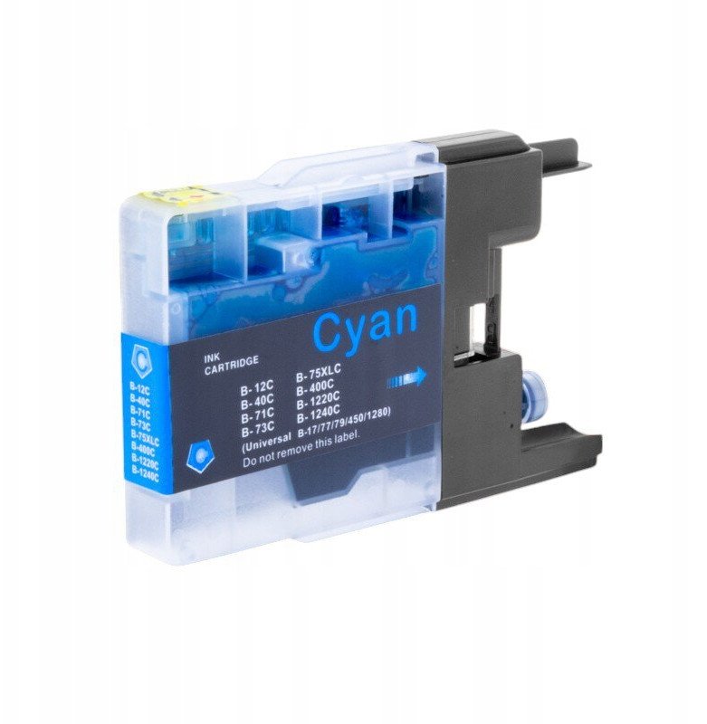 Tusz Brother 1240/1280 LC CYAN 12ml eco