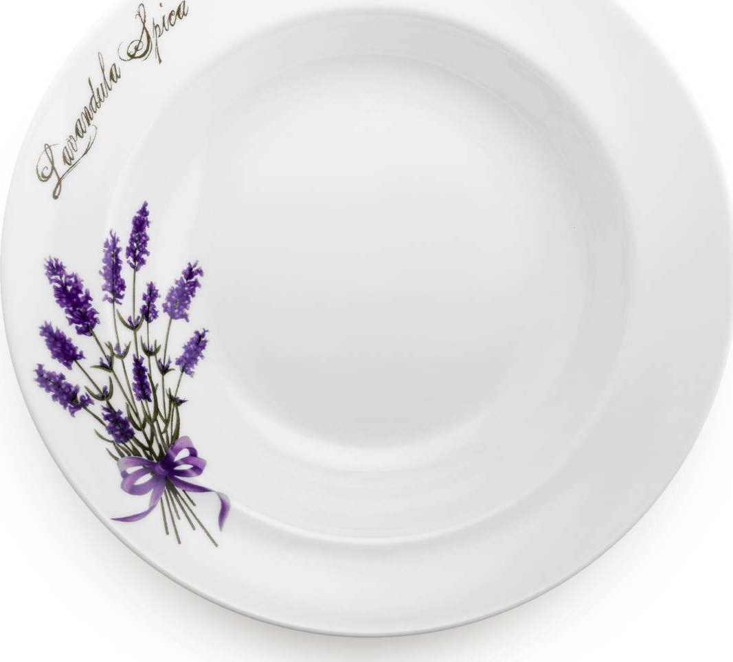 Lubiana Talerz głęboki 24 cm Roma Lawenda