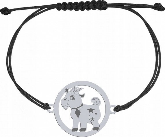 Radziszewska Jewellery Srebrna Bransoletka CUTIE KÓZKA DEDYKACJA