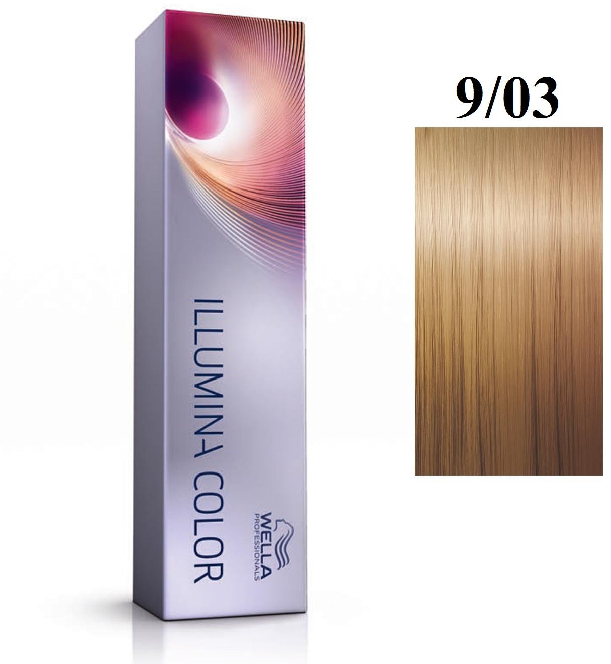 Wella Professionals Wella Professionals, Illumina Color, Permanent Hair Dye, 9/03 Bright Blonde Natural Golden, 60 ml For Women