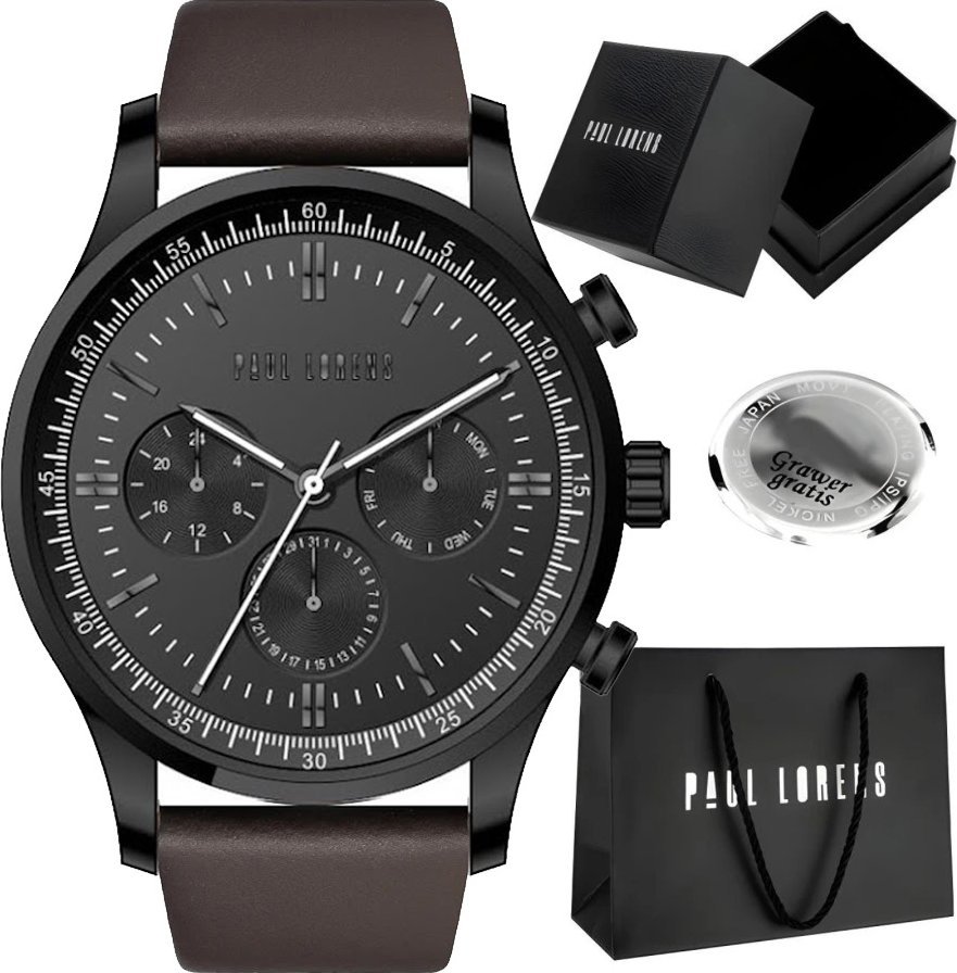 Zegarek męski Paul Lorens - FABER - 10602A2-1B2