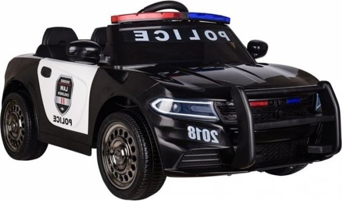 Lean Sport Auto na Akumulator Samochód Policyjny Czarny