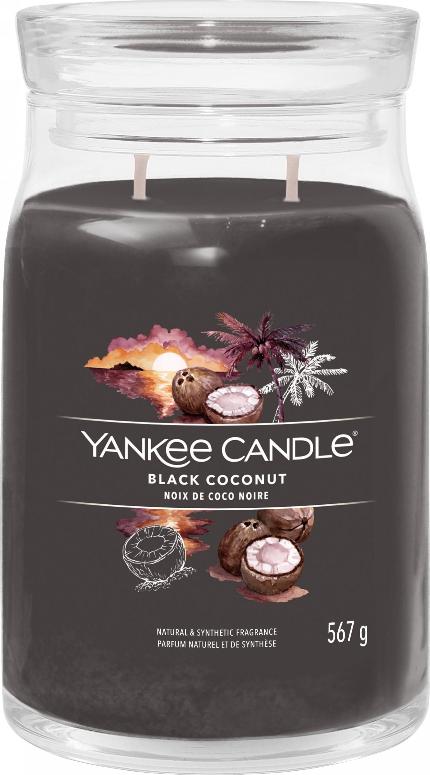 Yankee Candle Yankee Candle Signature Black Coconut Świeca Duża 567g