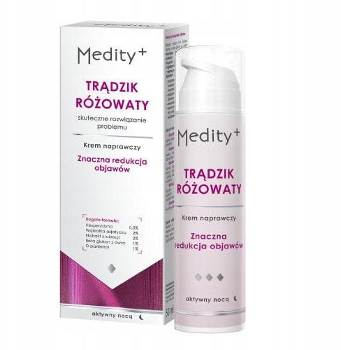 MEDITY+_Trądzik Różowaty krem naprawczy na noc 50ml