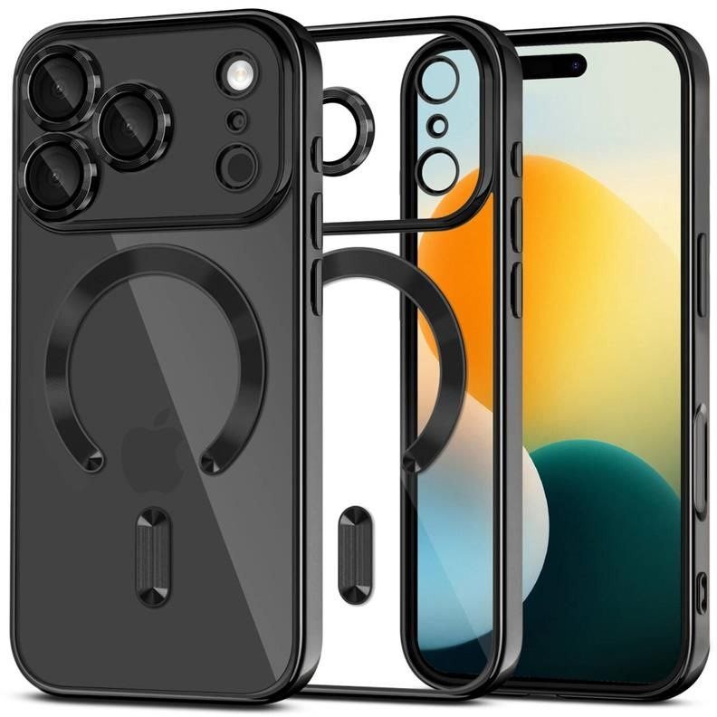 Etui Tech-Protect MagFlex MagSafe do Apple iPhone 17 Pro Shiny Black