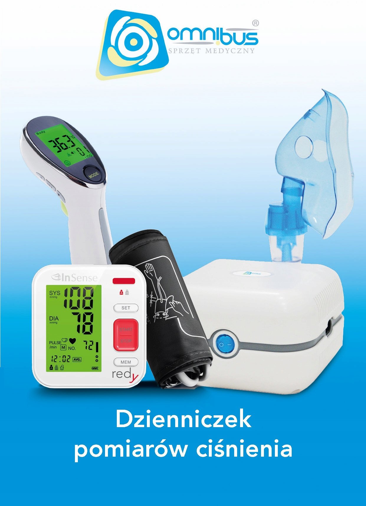 Dzienniczek pomiaru ciśnienia A6 - dużo kart