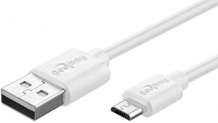 Kabel USB Gembird USB-A - 1 m Biały (77527)