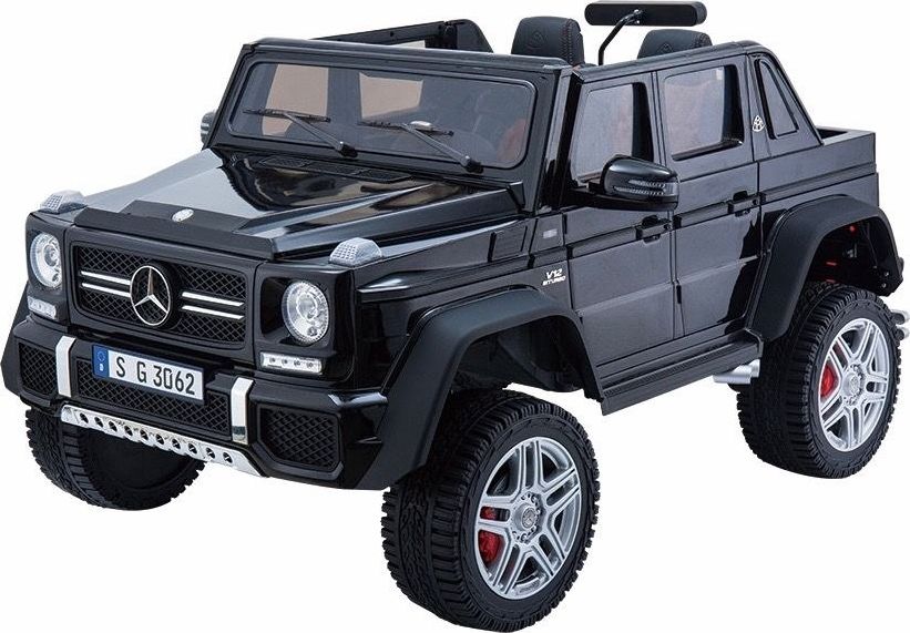Import SUPER-TOYS MERCEDES MAYBACH G650 4X4, 2V12V, AMORTYZATORY, MIĘKKIE KOŁA, MP4, SUPER OPCJA/G650
