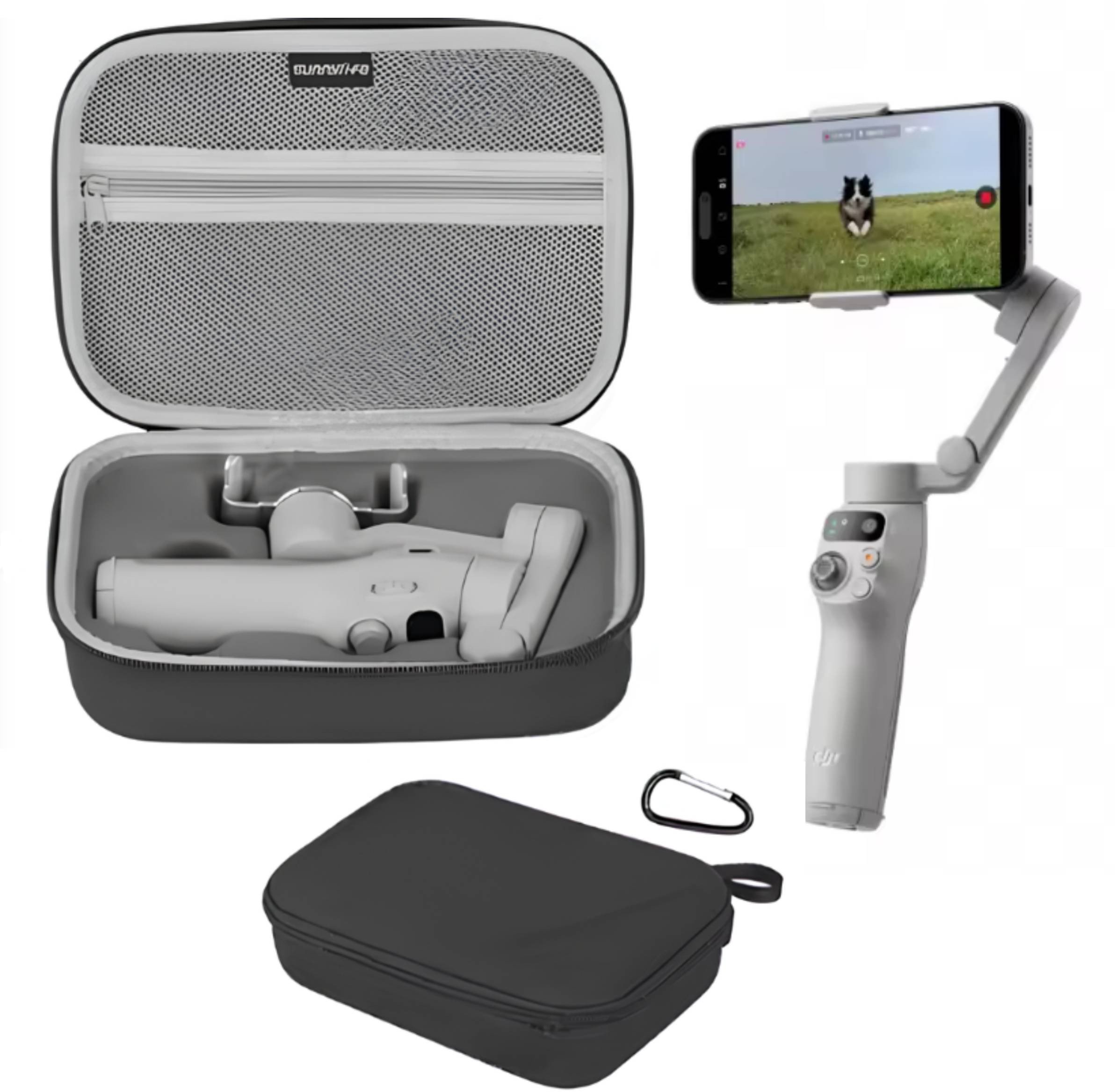 TORBA ETUI OCHRONNE CASE FUTERAŁ DO GIMBALA DJI OSMO MOBILE 7 (CZARNE)