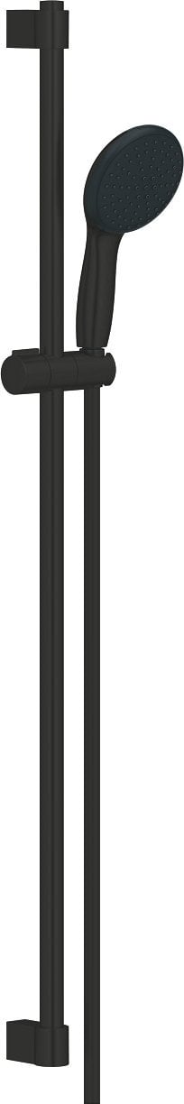 Zestaw prysznicowy Grohe Grohe zestaw prysznicowy przesuwny Tempesta 110 czarny mat 261632433