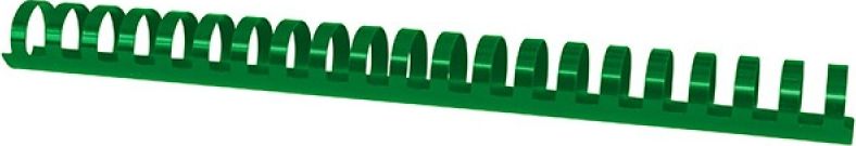 Office Products Grzbiety do bindowania OFFICE PRODUCTS, A4, 25mm (240 kartek), 50 szt., zielone