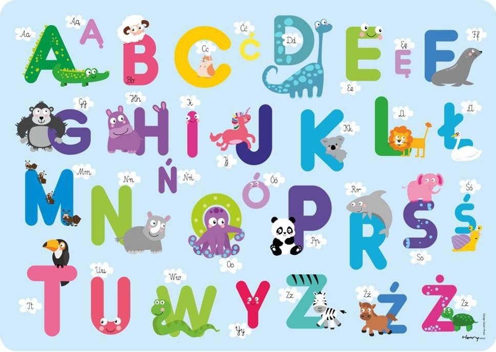 HENRY Podkładka na biurko - Alfabet