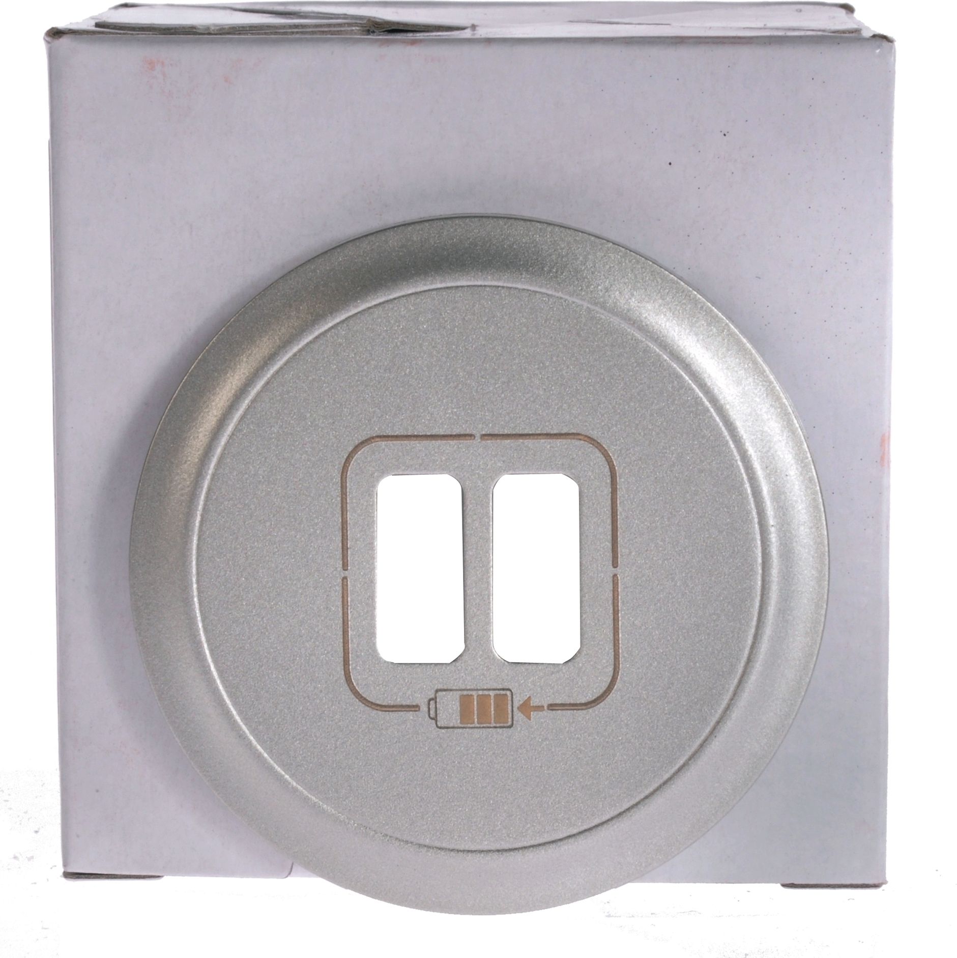 Legrand Plakietka gniazda zasilającego 2xUSB tytan (068556)