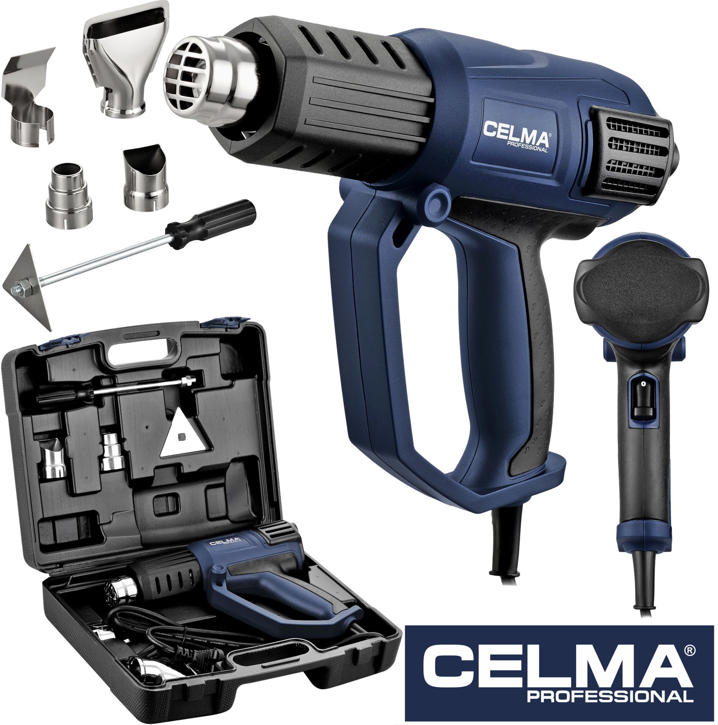 Opalarka Celma Professional OP2000P (walizka akcesoria x 5 szt) 2000W