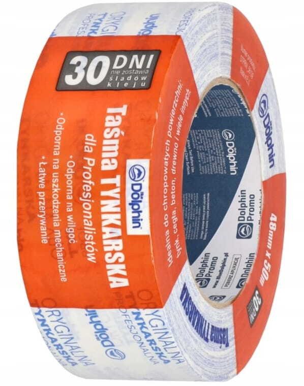 Blue Dolphin Taśma tynkarska 48mmx50m 30 dniowa