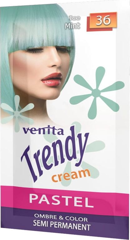 Venita Trendy Cream Ultra krem do koloryzacji włosów 36 Ice Mint 35ml