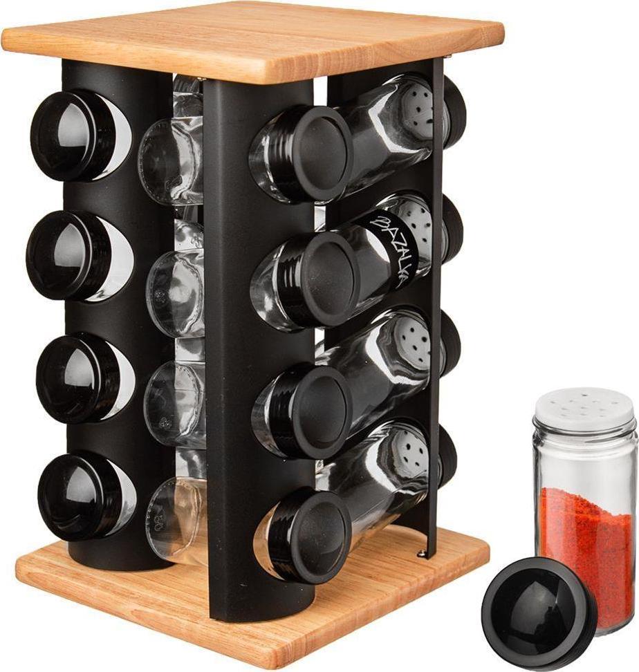 Orion Stojak na przyprawy obrotowy 16 sztuk