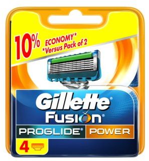 Gillette Fusion Proglide Power wymienne ostrza do maszynki do golenia 4szt