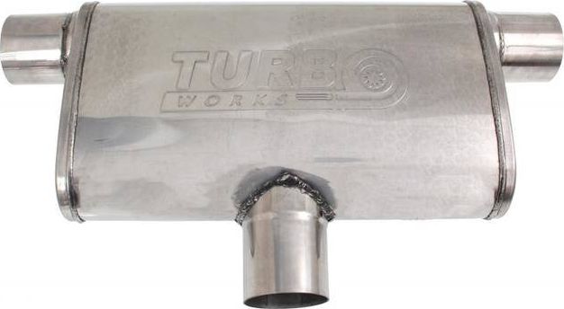 TurboWorks Tłumik Środkowy Tylny 76mm TurboWorks LT 409SS