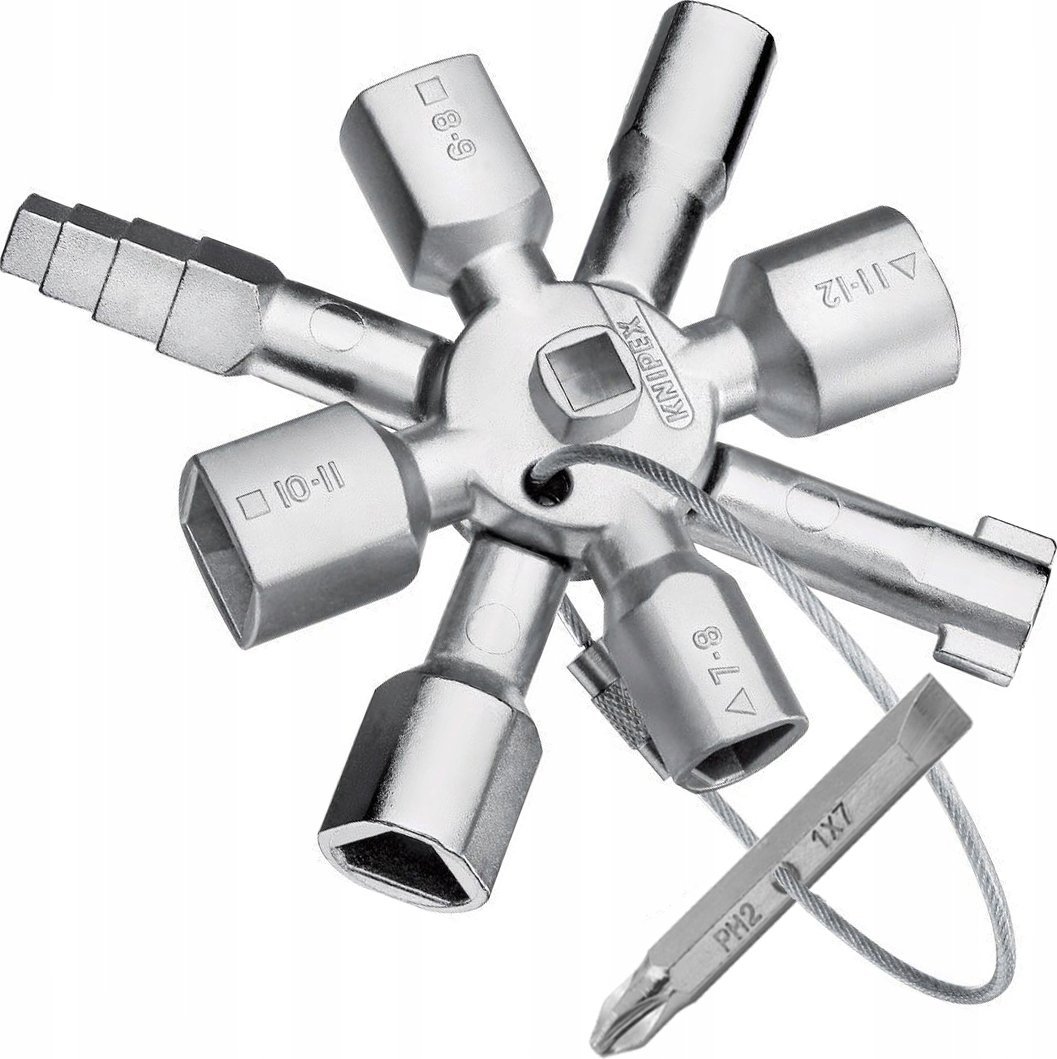 KLUCZ UNIWERSALNY DO SZAFEK ELEKTRYCZNYCH 10W1 UCK-10