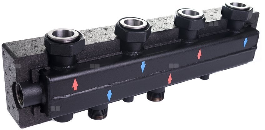 Concept CONCEPT RGP 70 25/2, rozdzielacz centralnego ogrzewania z izolacją