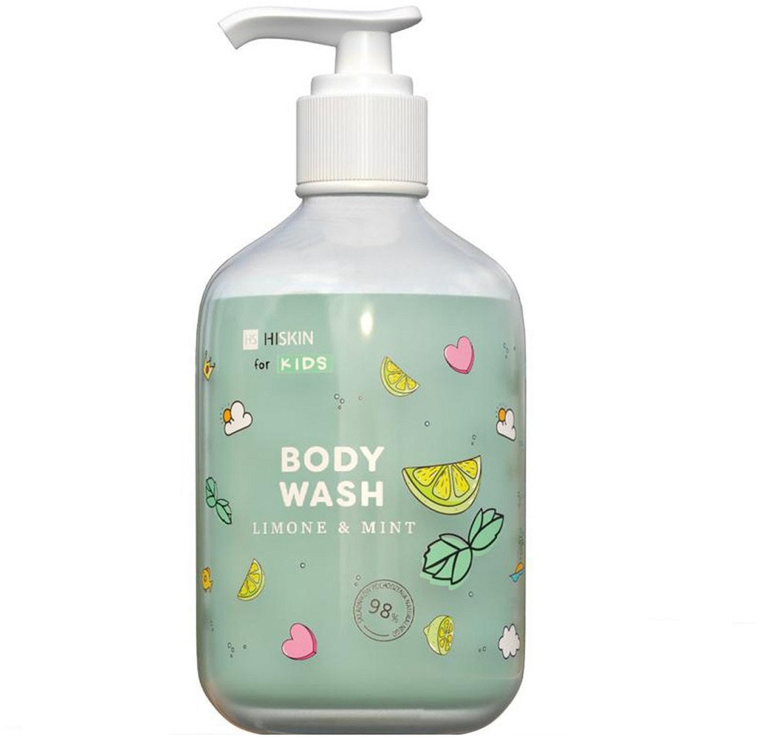 Hiskin Kids Body Wash Płyn do mycia ciała dla dzieci Limone & Mint 400ml