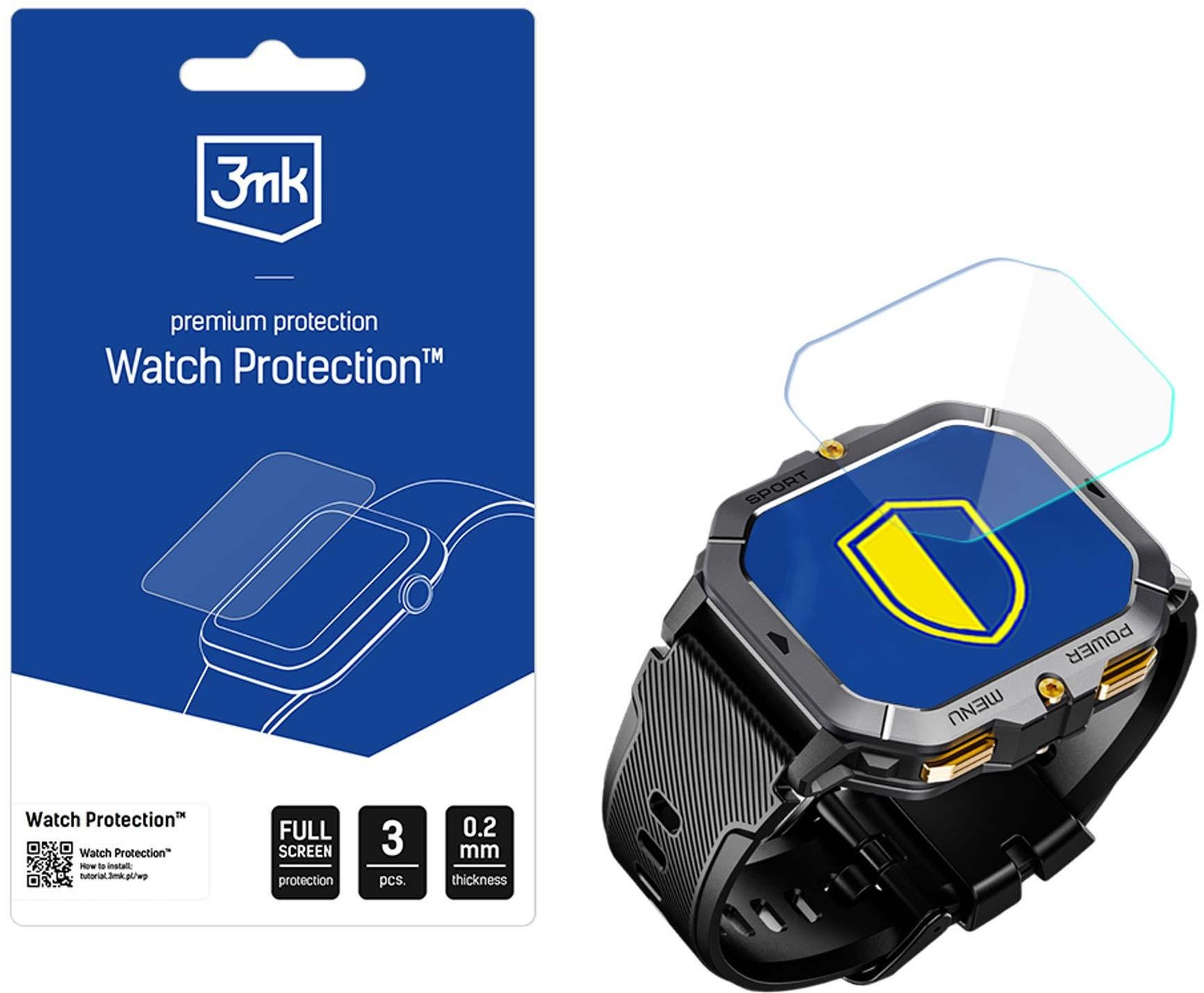 RUBICON RNCF23 - 3MK WATCH PROTECTION FLEXIBLEGLASS