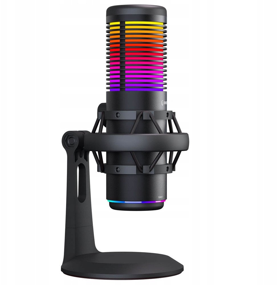 Mikrofon Rampage Bemol RGB czarny (BEMOL-B)