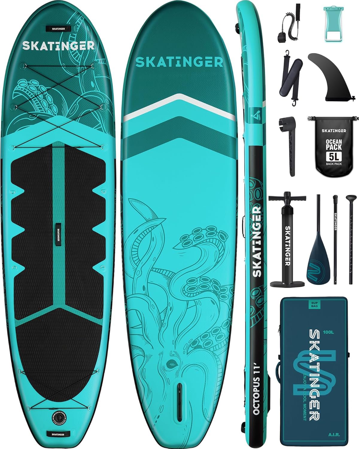 Deska SUP Octopus 335x86x15 cm (11') allround