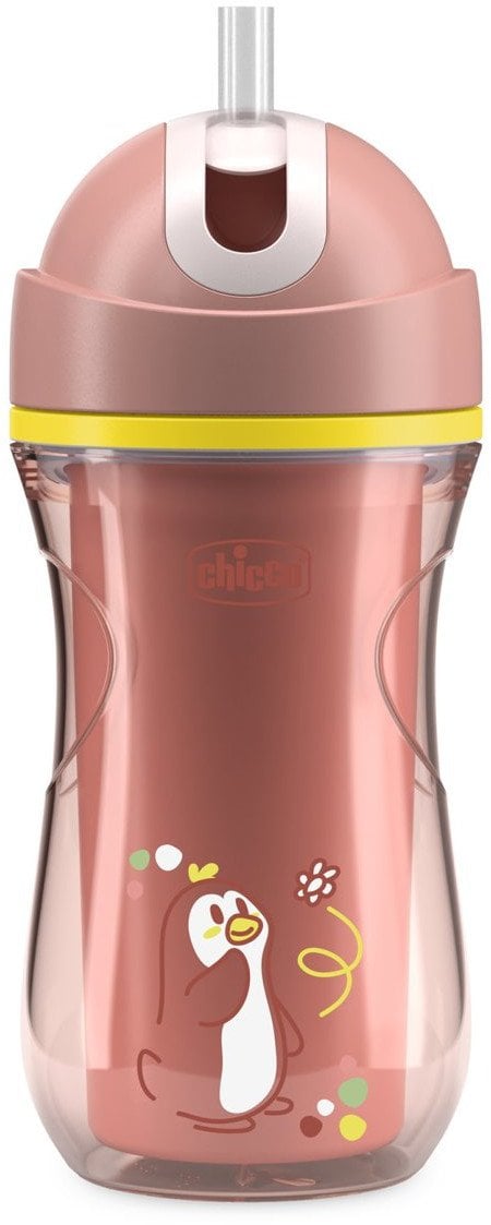 CHICCO-699115-KUBEK NIEKAPEK TERMICZNY ZE SŁOMKĄ 266 ML
