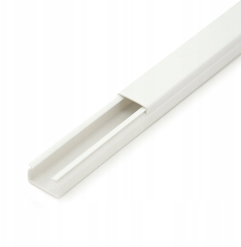 Korytko kablowe białe, kanał kablowy biały CanaLux 15x10mm 2m