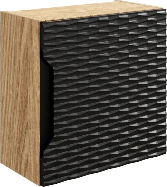 Comad Szafka łazienkowa OCEAN BLACK 83-35-1DQ 35x35cm dąb olejowany/czarna COMAD