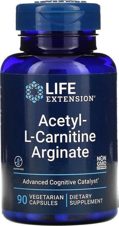 Life Extension AcetylLCarnitine Arginate Arginian AcetyloLKarnityny 90 kapsułek Life Extension