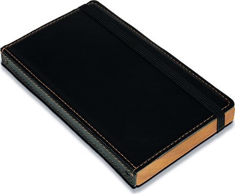Securit Securit MC-DBBP-BL, Leather, Wood, Black, Wood, Matt, Rounded corners, China, Bill Presenter