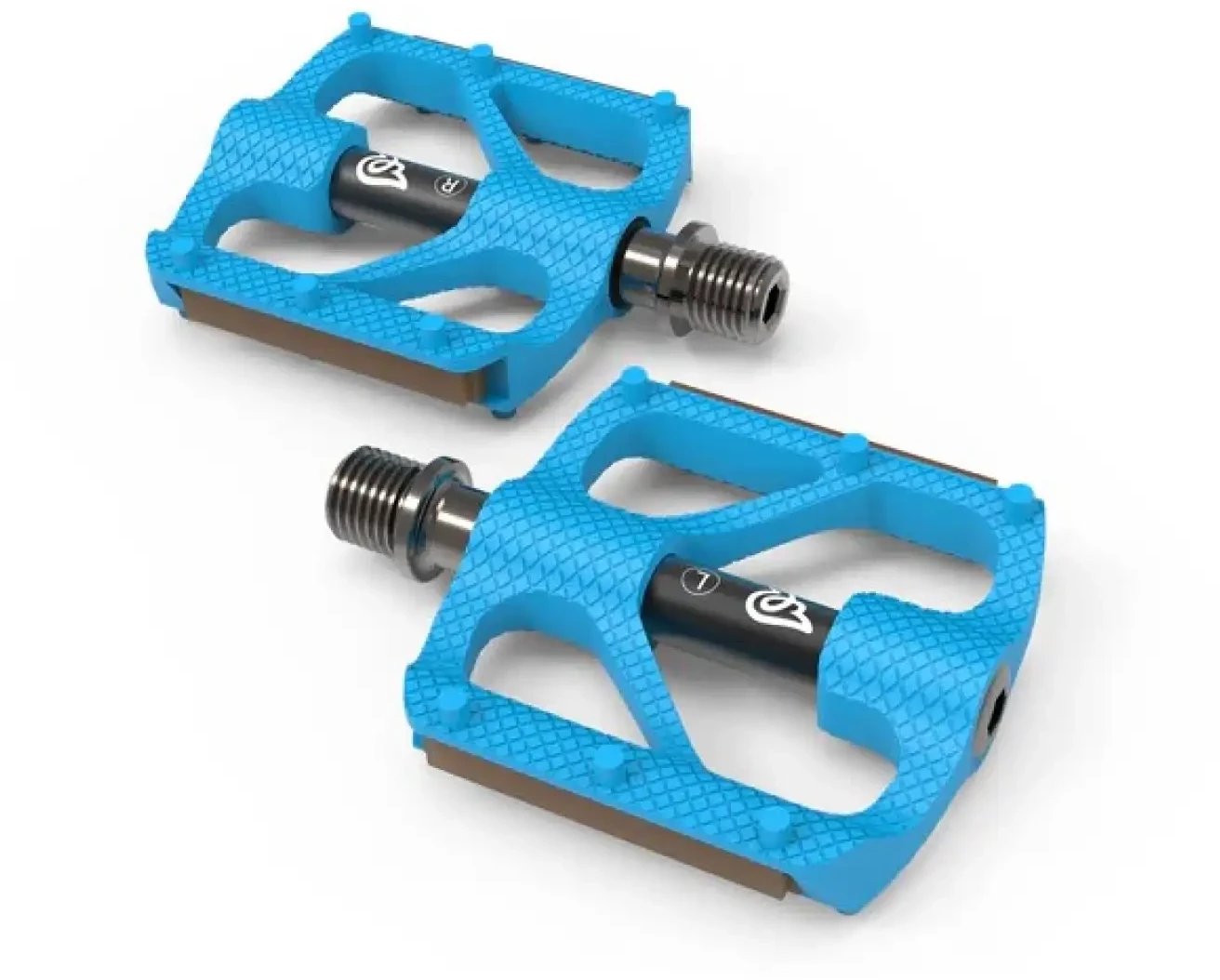 EARLY RIDER ER P1 Resin Pedalai 9/16 žydra