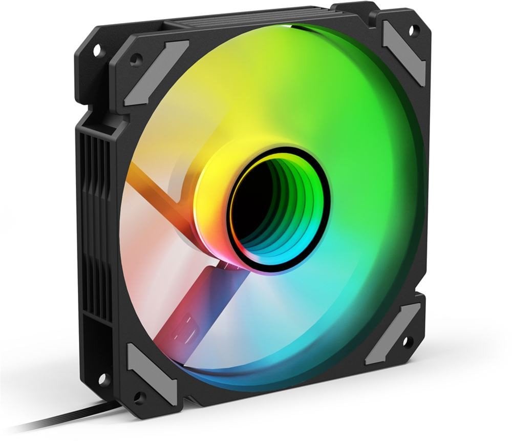 120mmSharkoon SHARK Mirror RGB PWM REVERSE Black