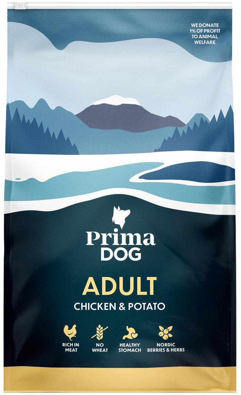 PRIMADOG CHICKEN-POTATO ADULT DOGS 3 KG