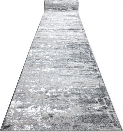 Dywany Łuszczów Dywan SZNURKOWY SIZAL FLAT 48829637 Jodełka szary, 150x830 cm