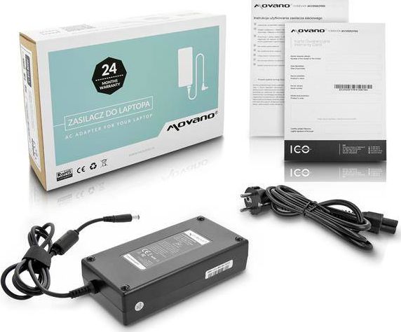 Zasilacz do laptopa Movano 240 W, 5 mm, 12.3 A, 19.5 V (ZZ/DEL195123)