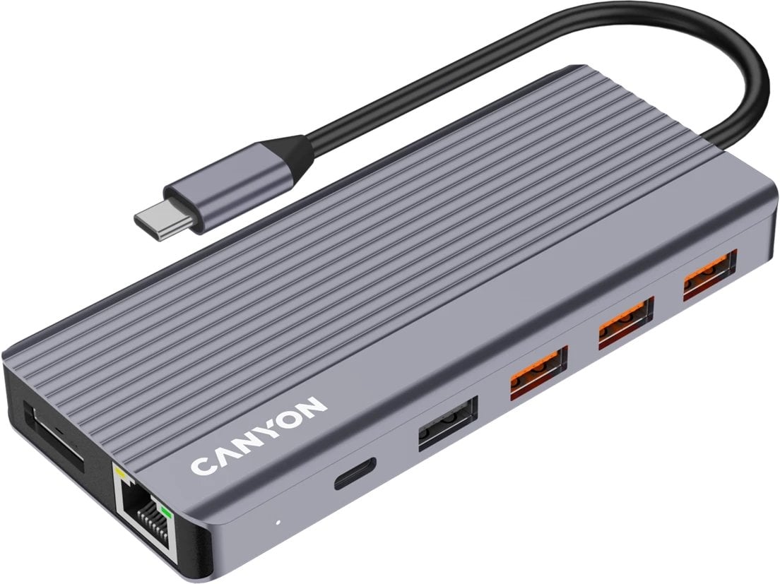 CANYON hub DS-16 13in1 4k USB-C Grey