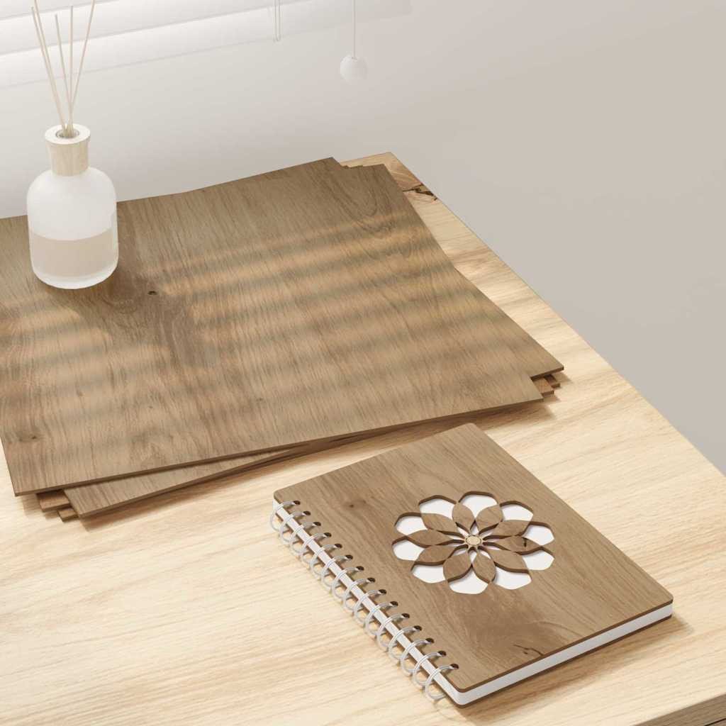 vidaXL Panele Dekoracyjne 12 pcs dąb artisan 30 x 30 x 0.3 cm