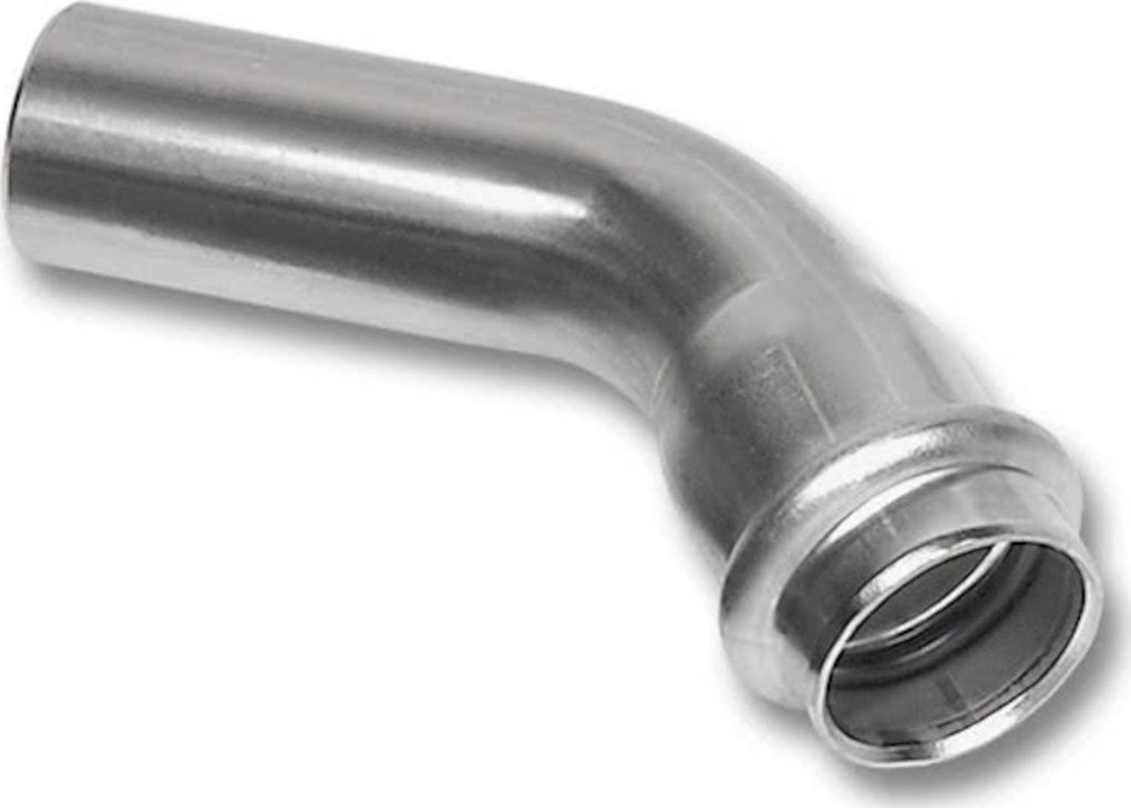 SANHA Kolano SANHA-NIROSAN-Stahl szlachetna d45° d15 jednokielichoweSANHA