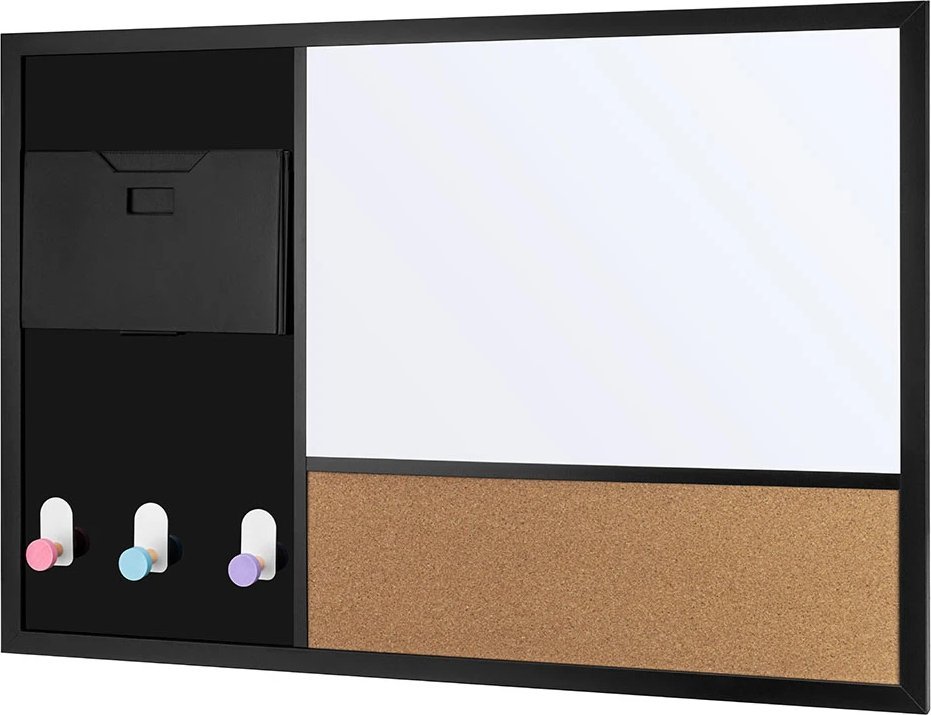 Tablica ścienna Magnetyczna Korkowa Combo Spacetronik 90x60