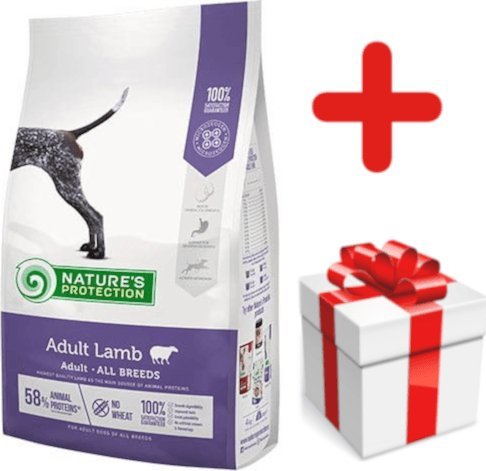 Natures Protection NATURES PROTECTION Lamb Adult 12kg + NIESPODZIANKA DLA PSA GRATIS