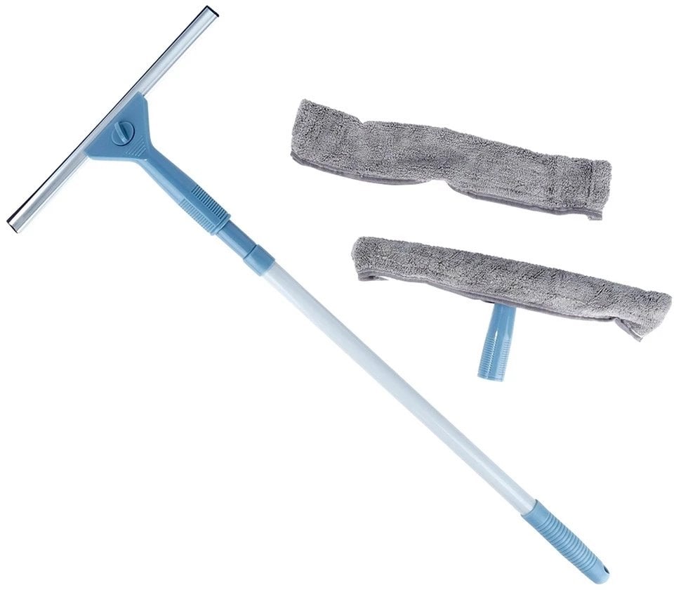 Ultra Clean Teleskopowy mop do okien ze ściągaczką (4 el.)