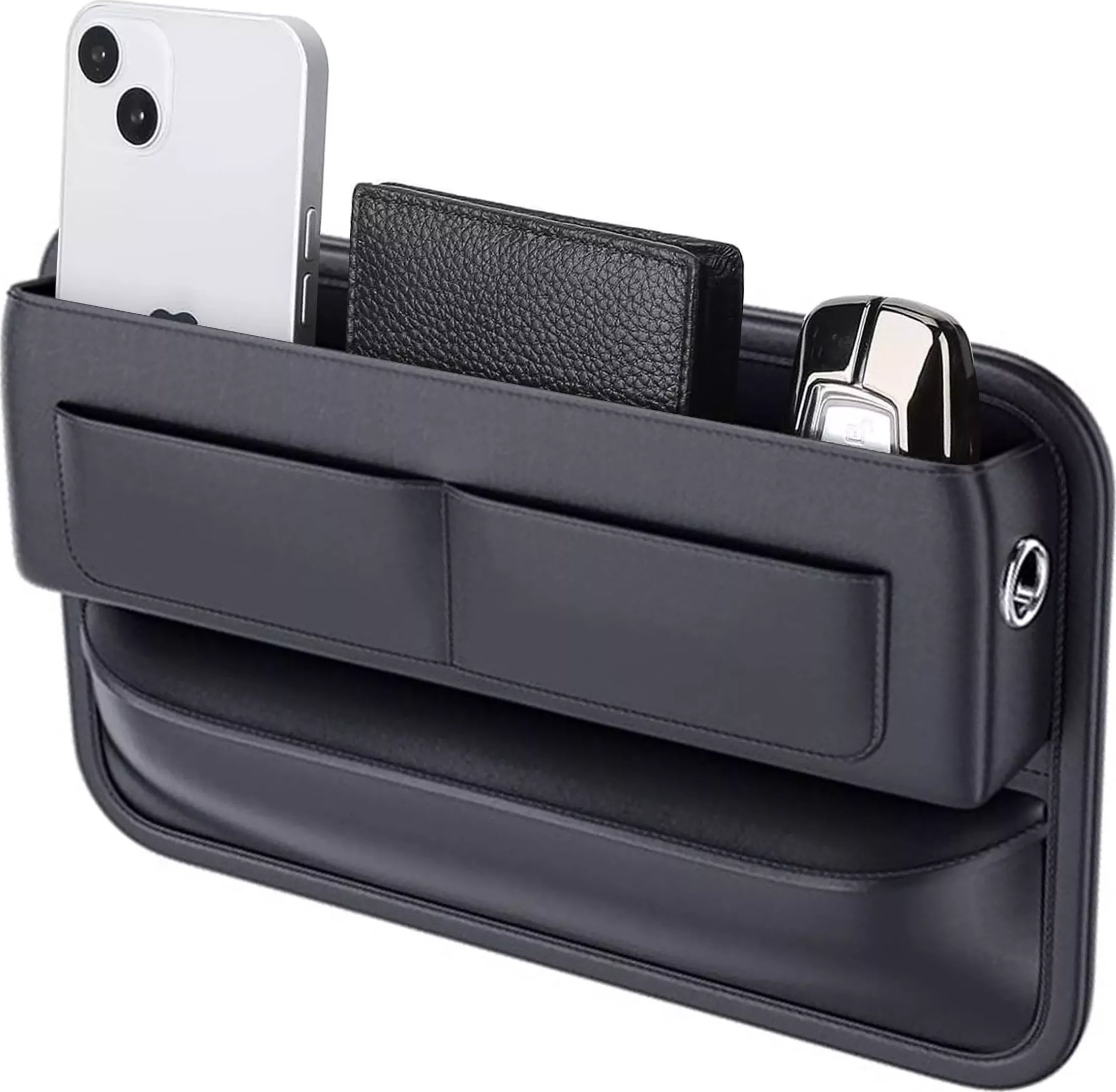 Alogy Organizer samochodowy do samochodu między fotel Alogy Car Front Seat Storage Box czarny