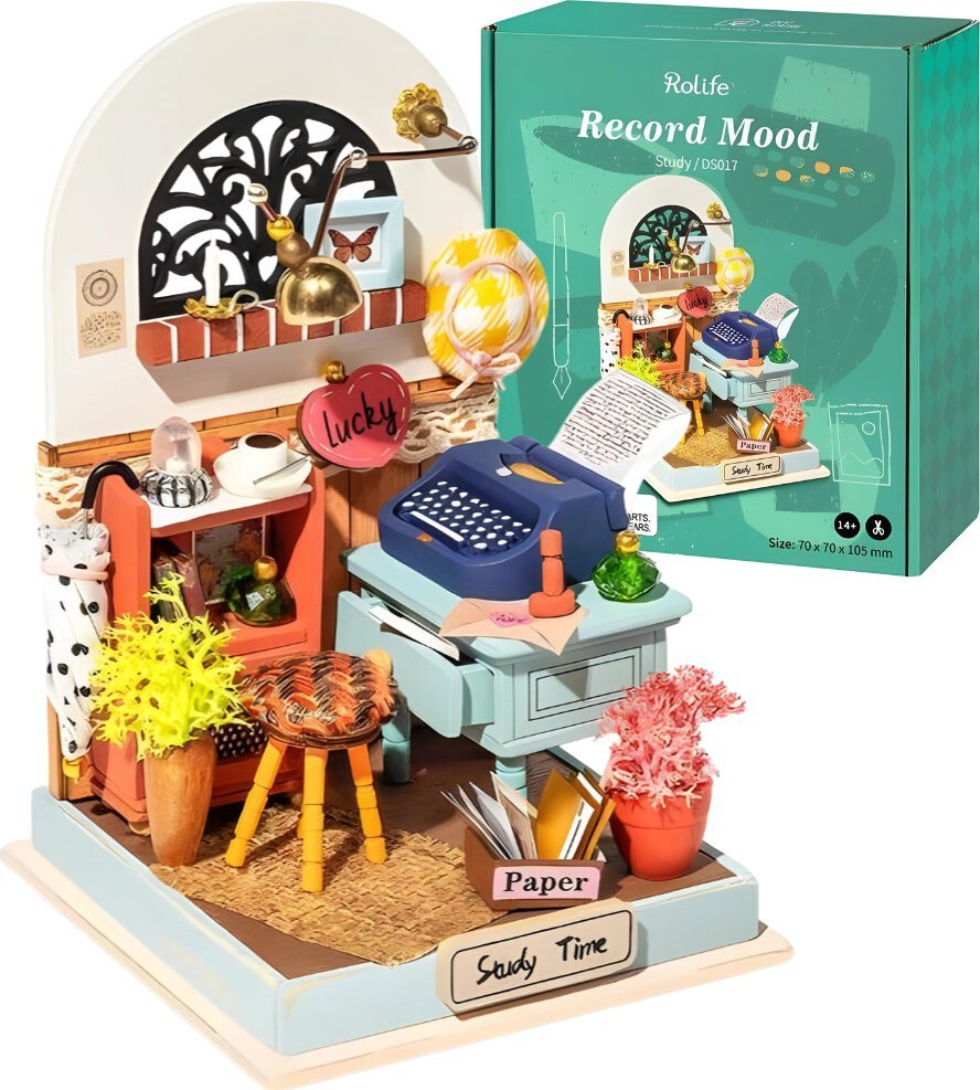 Robotime Składany Drewniany Model - Mini Pracownia